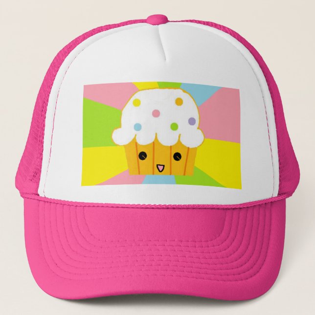 Boné Cupcake feliz (Frente)