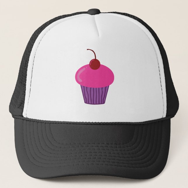 Boné Cupcake rosa (Frente)