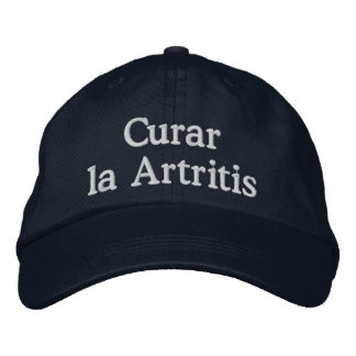 Boné "Curar la Artrite" - Chapéu Bordados