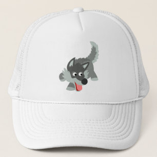 Boné Curioso desenho animado de Wolf Hat