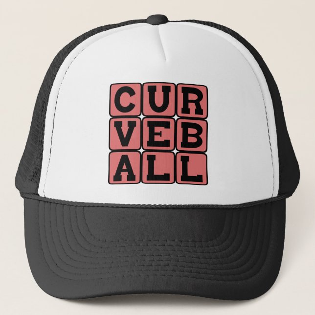 Boné Curva, Arremesso de Beisebol (Frente)