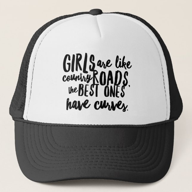 Boné Curvy Girls N' Country Roads Trucker Hat (Frente)