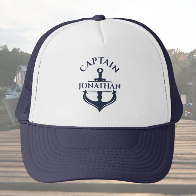 Boné Custom Boat Captain (Custom captain hat)