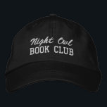 Boné Custom Book Club Name<br><div class="desc">Show off your love of reading (and your favorite reading crew) with this custom embroidered book club hat! Personalized with your book club name or any custom text, this hat is the perfect blend of cozy, casual, and bookish style. Use Zazzle’s easy design tools to choose your preferred fonts and...</div>