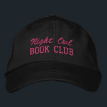 Boné Custom Book Club Name<br><div class="desc">Show off your love of reading (and your favorite reading crew) with this custom embroidered book club hat! Personalized with your book club name or any custom text, this hat is the perfect blend of cozy, casual, and bookish style. Use Zazzle’s easy design tools to choose your preferred fonts and...</div>