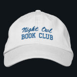 Boné Custom Book Club Name<br><div class="desc">Show off your love of reading (and your favorite reading crew) with this custom embroidered book club hat! Personalized with your book club name or any custom text, this hat is the perfect blend of cozy, casual, and bookish style. Use Zazzle’s easy design tools to choose your preferred fonts and...</div>