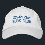 Boné Custom Book Club Name<br><div class="desc">Show off your love of reading (and your favorite reading crew) with this custom embroidered book club hat! Personalized with your book club name or any custom text, this hat is the perfect blend of cozy, casual, and bookish style. Use Zazzle’s easy design tools to choose your preferred fonts and...</div>