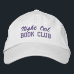 Boné Custom Book Club Name<br><div class="desc">Show off your love of reading (and your favorite reading crew) with this custom embroidered book club hat! Personalized with your book club name or any custom text, this hat is the perfect blend of cozy, casual, and bookish style. Use Zazzle’s easy design tools to choose your preferred fonts and...</div>