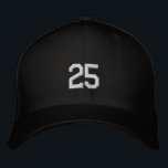 Boné Custom Jersey Number Embroidered Baseball Cap<br><div class="desc">Upgrade your look with this custom jersey number baseball cap,  featuring detailed embroidery for a sharp,  professional finish. Designed for comfort and style,  it’s perfect for sports fans,  team events,  or anyone who loves personalized gear. Durable,  versatile,  and eye-catching,  this cap makes every outfit stand out.</div>