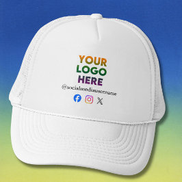 Boné *Custom Logo and Social Media Business