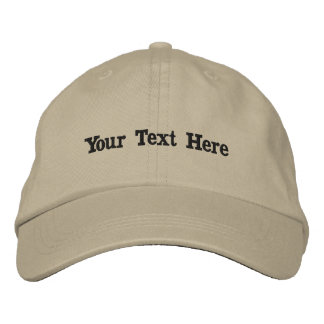 Boné Custom Your Text Here Vintage Baseball Cap Dad Hat