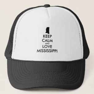 Boné Customizável MANTENHA A CALMA e AME MISSISSIPPI