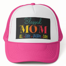 Cute Blessed MOM All Day Every Day Colorful