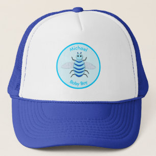 Boné Cute Blue Baby Boy Personalizado