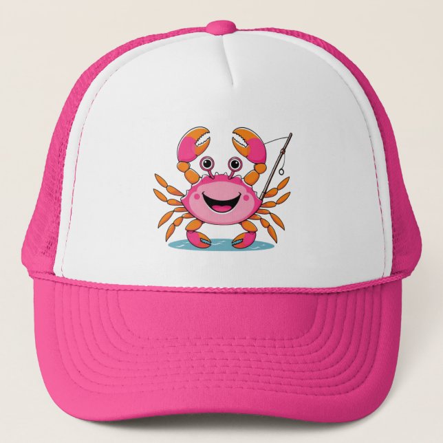 Boné Cute Fishing Crab Cap (Frente)