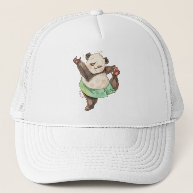Boné Cute Funny Panda Ballerina Cap (Frente)