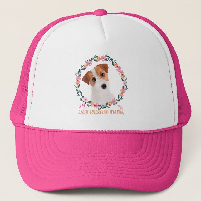 Boné Cute Jack Russell Terrier - Jack Russell Mama (Frente)
