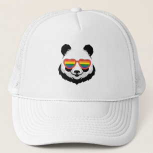 Boné Cute Panda Bear Rainbow LGBTQ