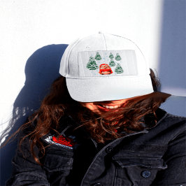 Boné Cute Woodland Hedgehog Christmas Trucker Hat | Fes