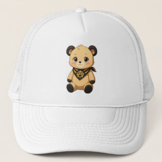 Boné Cute Yellow and Black Ancap Teddy Bear 