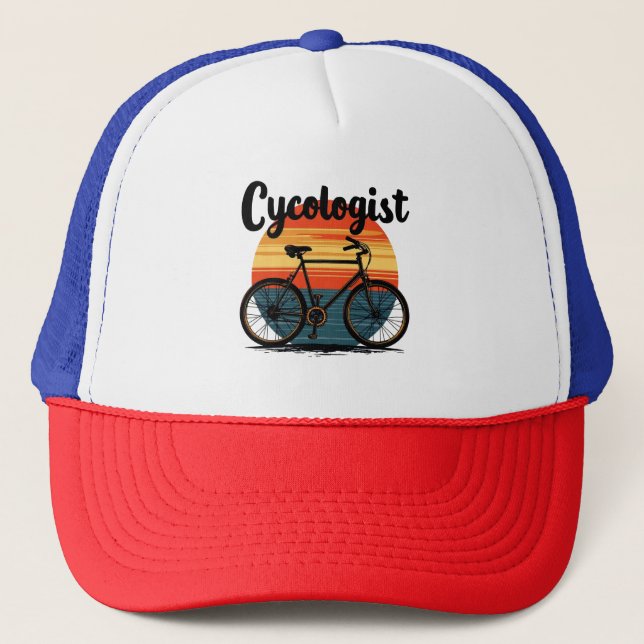 Boné Cycologista: Energetic Biker Tee - for Cycling (Frente)