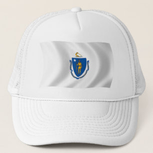 Boné da Bandeira de Massachusetts