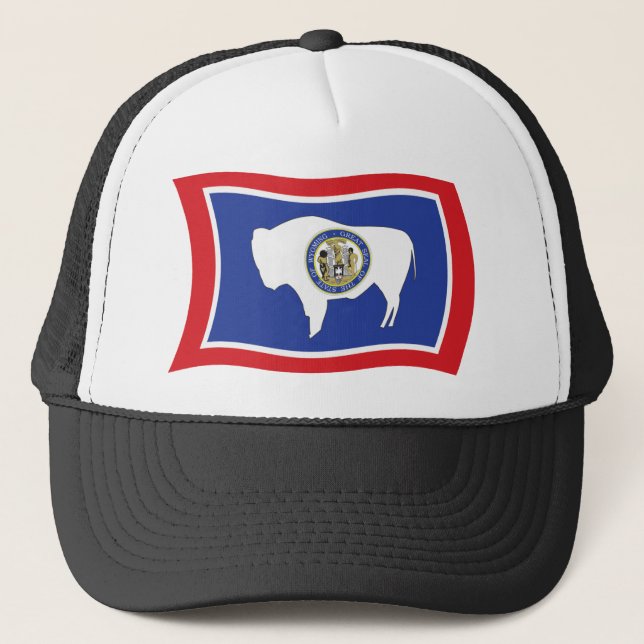 Boné da Bandeira de Wyoming (Frente)