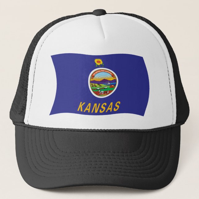 Boné da Bandeira do Kansas (Frente)