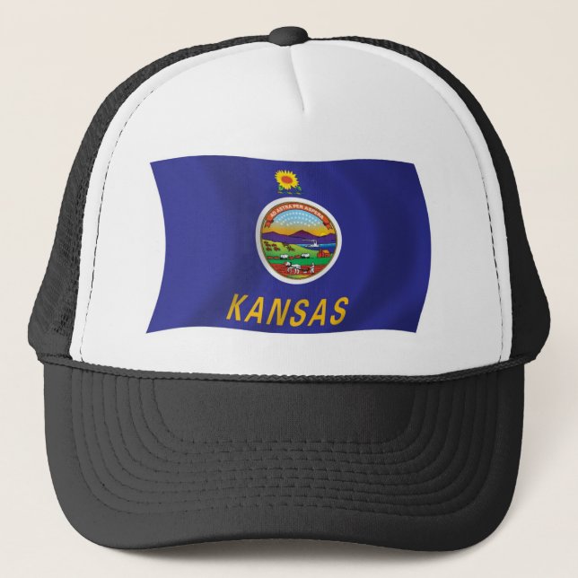Boné da Bandeira do Kansas (Frente)