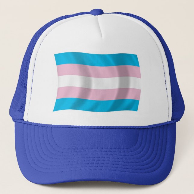 Boné da Bandeira do Orgulho Transgênero (Frente)