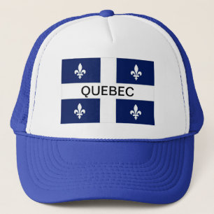 Boné da bola da bandeira da província de Quebequ