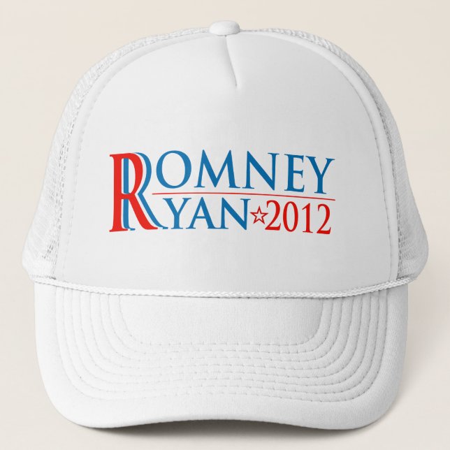 Boné da campanha de Romney Ryan 2012 (Frente)