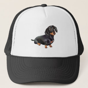 Boné Dachshund (A) - Preto e bronzeado