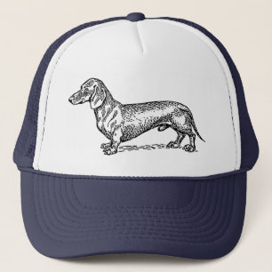 Boné Dachshund dog trucker hat