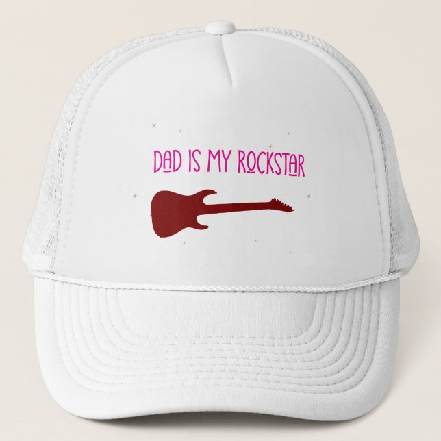 Boné Dad is my rockstar (Frente)