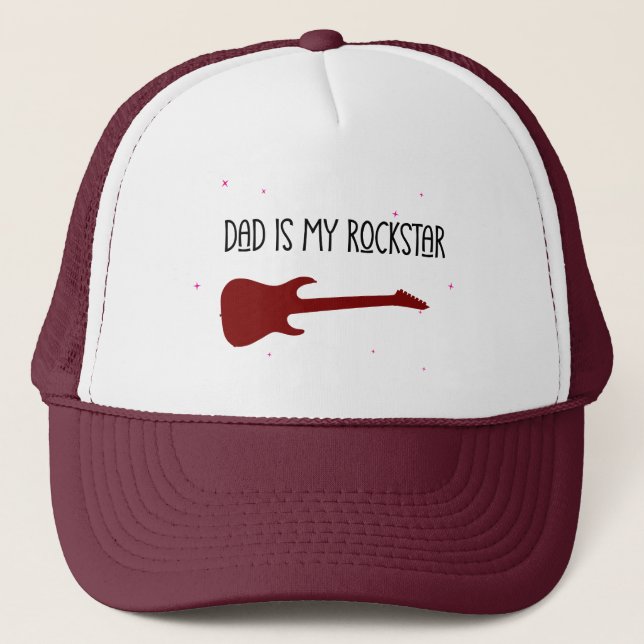 Boné Dad is my rockstar (Frente)