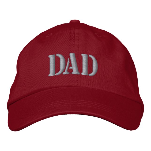 Boné DAD Lettering Hat – Simple Embroidered Style (Frente)