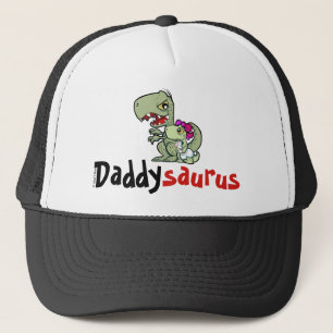 Boné Daddysaurus T-Rex Pai Bebê Menina Dia dos Pais