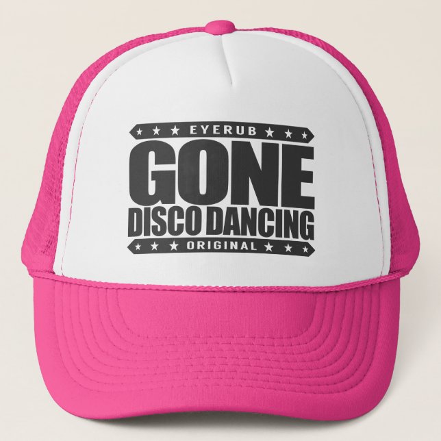 Boné DANÇA IDA do DISCO - eu danço sob bolas de giro (Frente)