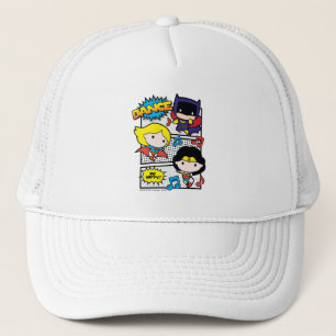 Boné Dançando Heróis Chibi