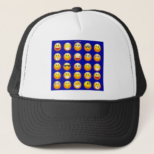 Boné dark blue emojis