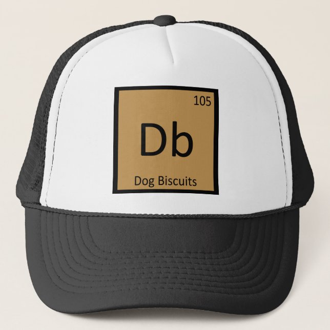 Boné Db - Biscoitos Caninos Química Símbolo da Tabela P (Frente)