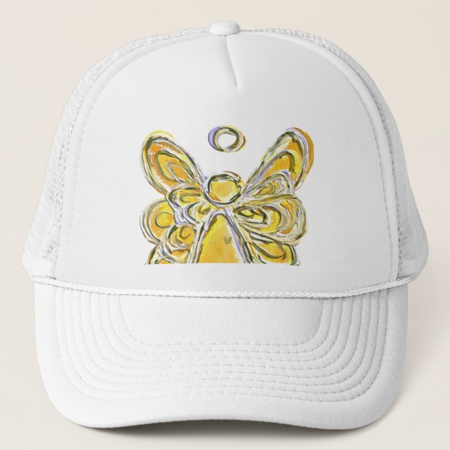 Boné de Arte Personalizada do Anjo Amarelo ou Chap (Frente)
