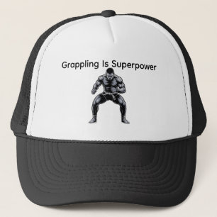 Boné de arte vetorial do estilo Jiu-Jitsu