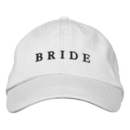Boné de Bachelorette Bride Minimalista