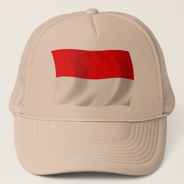 Boné de bandeira da Indonésia (Frente)