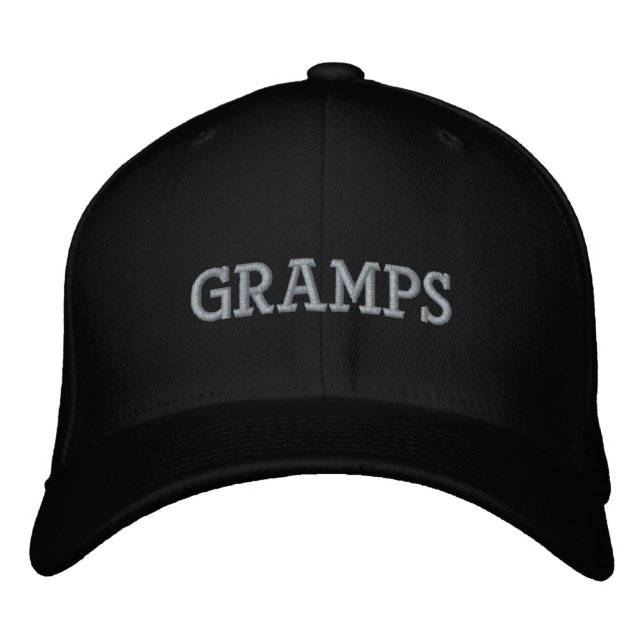 Boné de baseball bordado do Gramps (Frente)