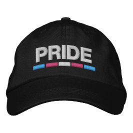 Boné de Baseball Bordado do Trans Pride