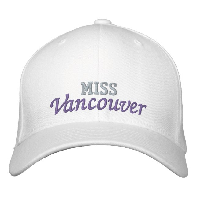 Boné de Baseball com Borda Personalizada para Page (Frente)