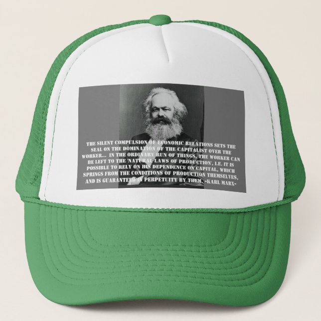 boné de basebol Karl Marx (Frente)